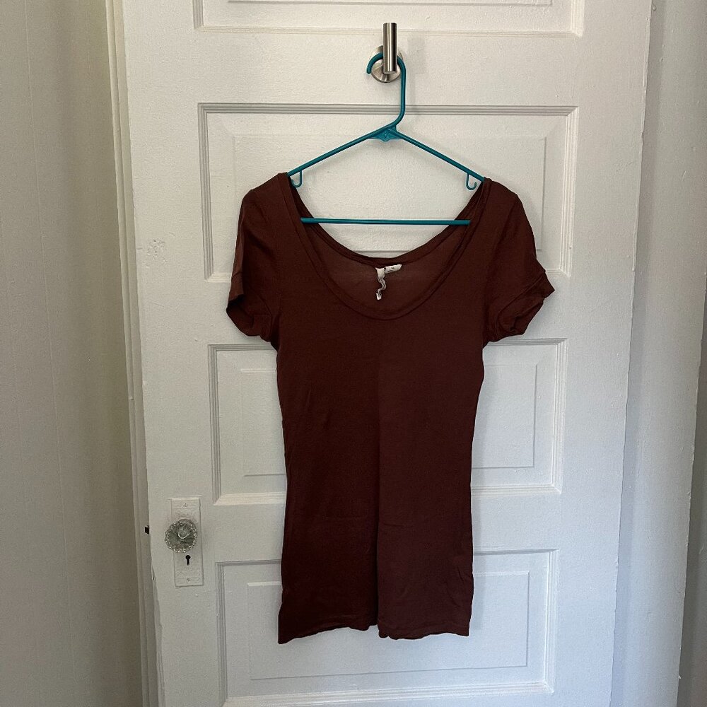 Arizona brown longer length tee (junior's L)
